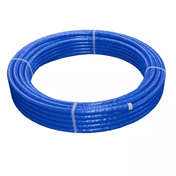 Труба из сшитого полиэтилена Radi Pipe 16х2,2 мм PE-Xa/EVOH в теплоизоляции 13 мм синей
